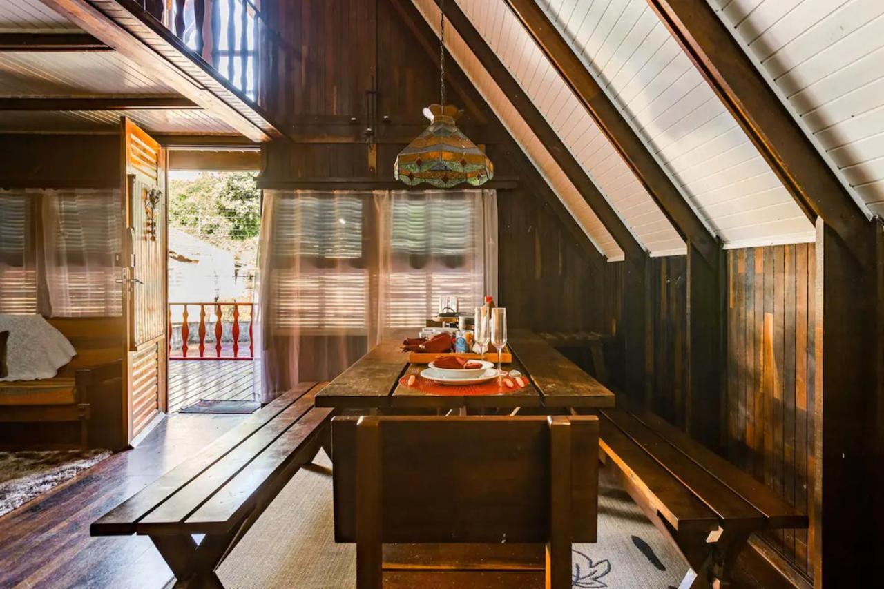 Chalet Chale Inteiro Completo A 5 Min A Pe Do Capivari - *